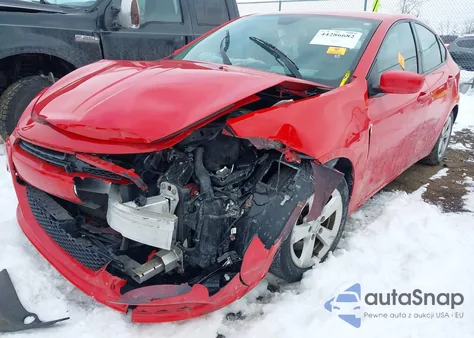 2016 Dodge Dart Sxt z USA, uszkodzony, nr VIN 1C3CDFBB7GD660756